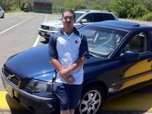 Me N My 02 S60 in front of my Dads XC90