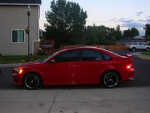 My 2005 S40. 6spd manual, T5 with a Heico package on it. It's also lowered. Heico exhaust that sounds awesome.