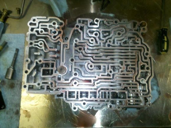 AW70 valve body
