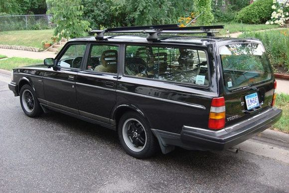 The wife drives this '93 240 wagon 145K the sporty little
baby buggy &amp; grocery getter.