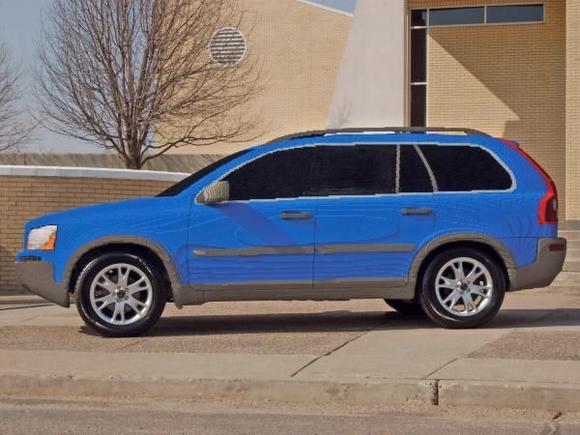 2004 Volvo XC90 LEGO Replica Side 1600x1200