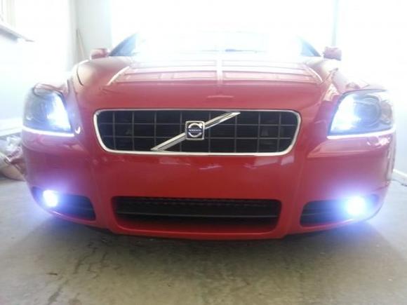 LED headlight accents. led park light mod and hid fog light mod!