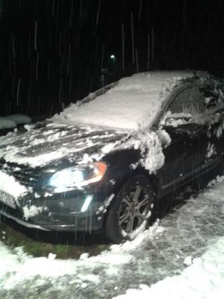 First snow day for the XC60! Germany 3 Dec 2014
