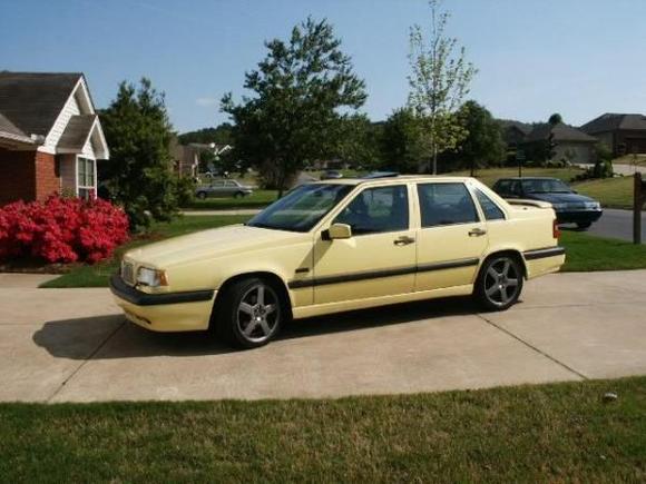 My car after I got it cleaned up a little.