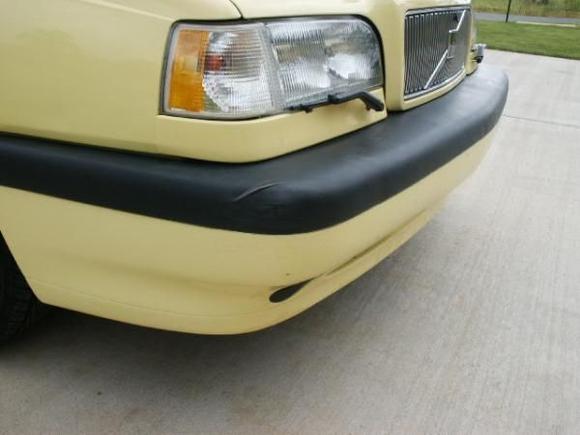 Front Bumper After Touch Up Painting