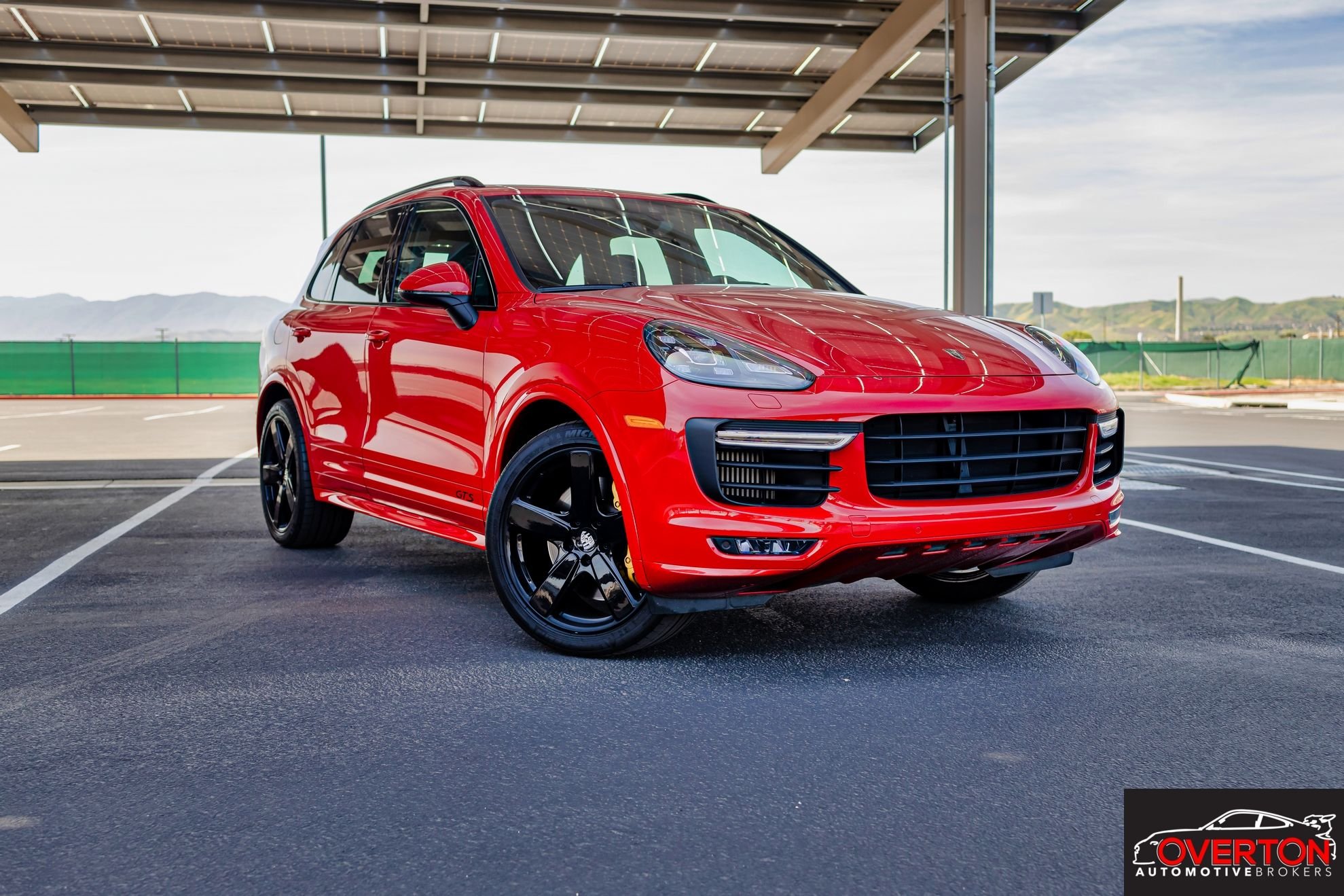 2017 Porsche Cayenne GTS in Carmine Red with Black Interior