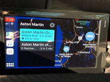 CarPlay using Apple Maps 