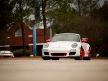 2011 Porsche 911 GT3 RS in Carrara White vs Guards Red