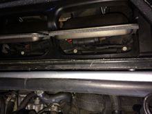 Look carefully what’s lying at the bottom , running through.I suspect it’s an aftermarket mod to run that wire off the scuttle floor which is under that unit 