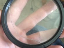 Lens for mile per hour gauge from Ducati...  There is a crack that goes through the lens and may be a good idea to find a company to make a custom mold of just the lens if interested in the tachometer