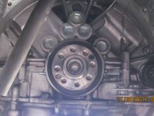 The Crankshaft with old Pilot Bearing