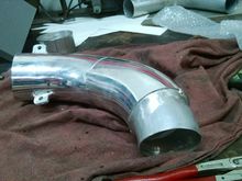 Intake pipe early stages.