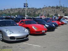 Euro Sunday in San Diego.  The only Porsches there