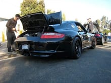 at cars and coffee in LA with GMG