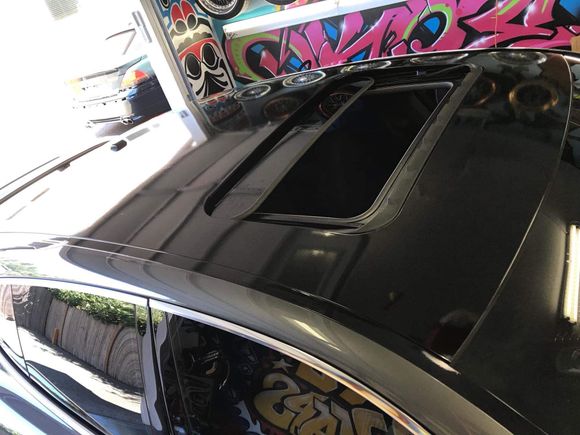 Blacked out roof