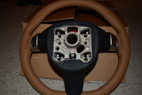 Behind View of Steering Wheel