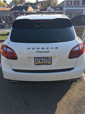 The 'finished' look. I ran out of daylight but once I re-edge the lip it will look perfect. I REALLY like this! Thank you Plasti Dip.