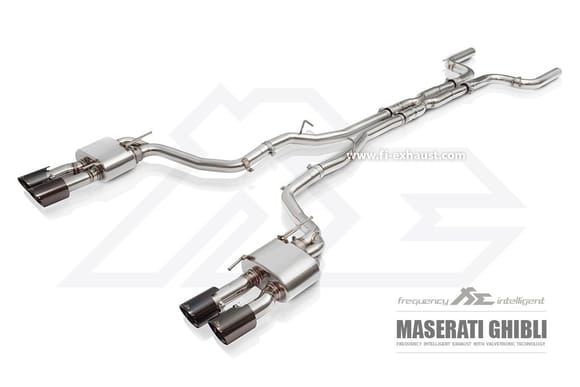 Fi Exhaust for Maserati Ghibli 3.0T  – Full exhaust system.