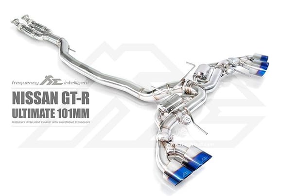 Fi Exhaust for Nissan GTR R35 Ultimate 101MM – Full Exhaust System.