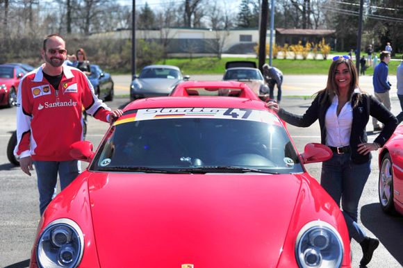 My business partner and I at a Columbus Cars and Coffee event.