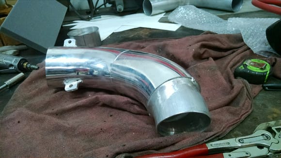 Intake pipe early stages.