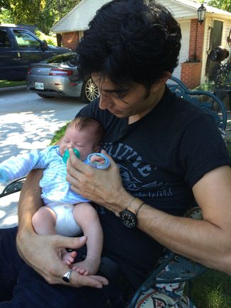 Got to say hi to my brand new Niece in Detroit!