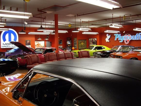The Mopar den......home to many poker games and F1 TV watching.