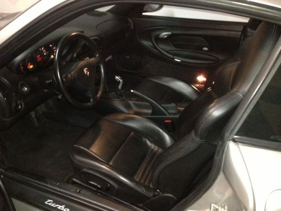 Black interior, no ugly grey or other odd color.