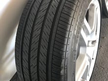 Excellent condition P235/45 R17 tire