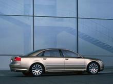 beige A8L Wbuilding