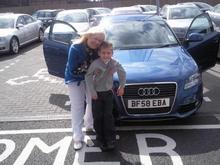 me and son picked up new baby 1st sept. 08