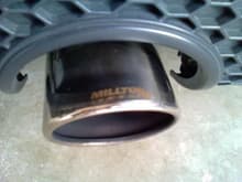 Milltek dual exhaust &amp; 3.2 honeycomb valence