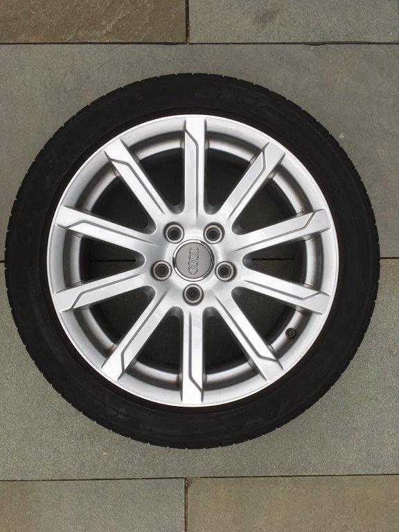 Wheels and Tires/Axles - Set of (4) OEM 10-spoke 17s + Bridgestone A/S w/Center Caps & TPMS - Used - 0  All Models - Westport, CT 06880, United States