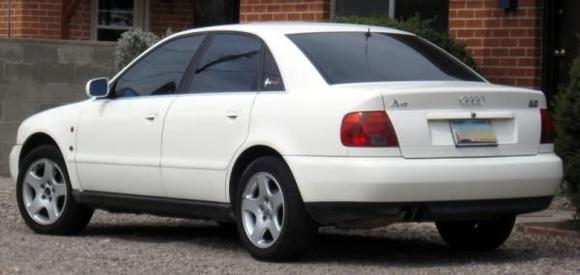 1996 Audi A4 2.8 Quattro the day it finally got a license plate after 4 years in storage.
