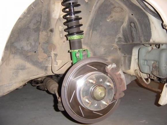I had the Tei Flex with the EDFC.  Brembo rotors and hawk pads.