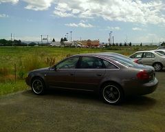 My Audi with it's old wheels