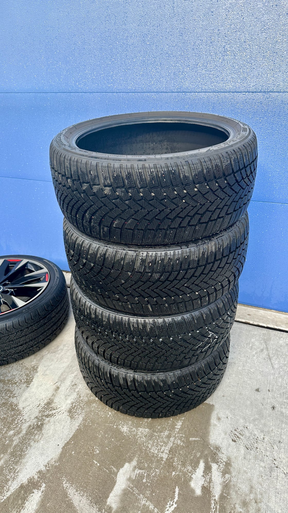 Wheels and Tires/Axles - FS: Like-New 18” Audi Wheels with All-Season and Winter Tires - Used - 2022 to 2024 Audi S3 - 2021 to 2024 Audi A3 - 2021 to 2024 Volkswagen Golf R - Denver, CO 80212, United States