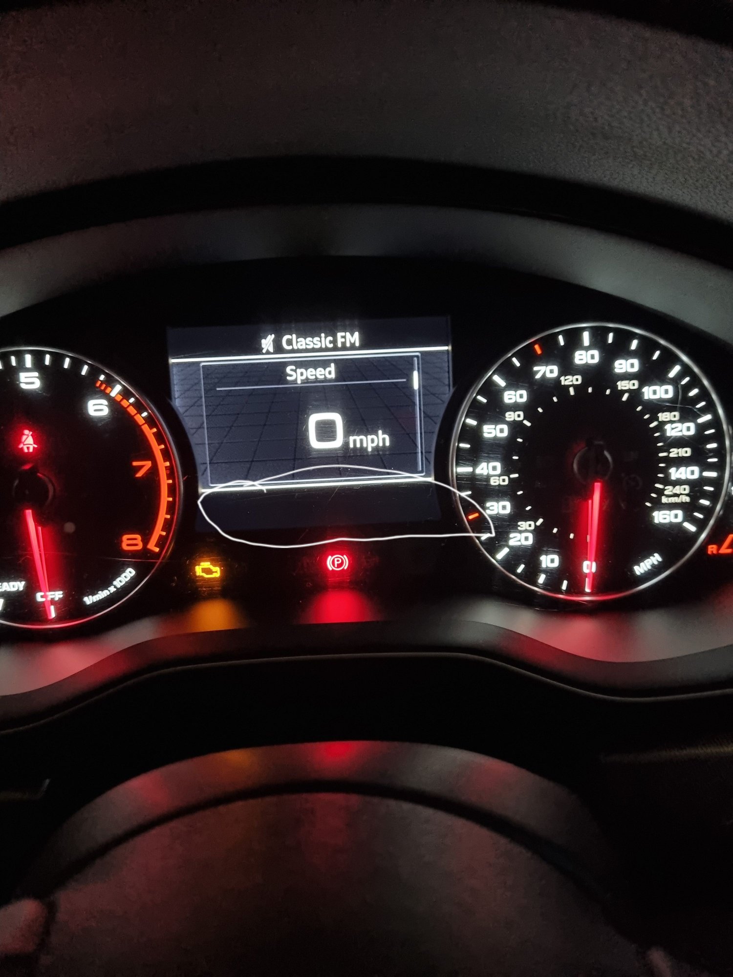 Instrument cluster screen not working AudiWorld Forums