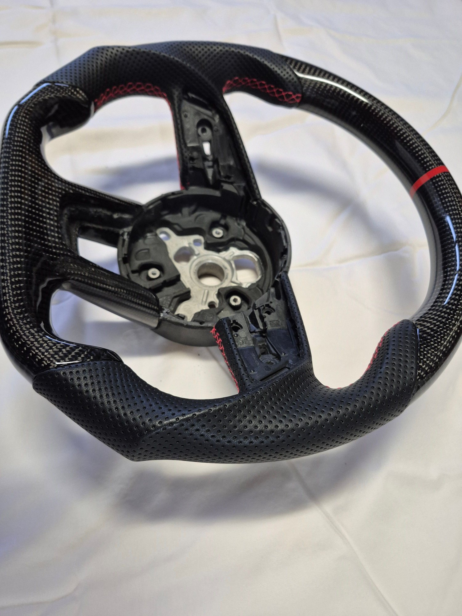 Steering/Suspension - Beautiful New Carbon Fiber/Perforated Leather Steering Wheel for 2018-2020 Audi - New - 2018 to 2020 Audi S5 - Murrieta, CA 92563, United States