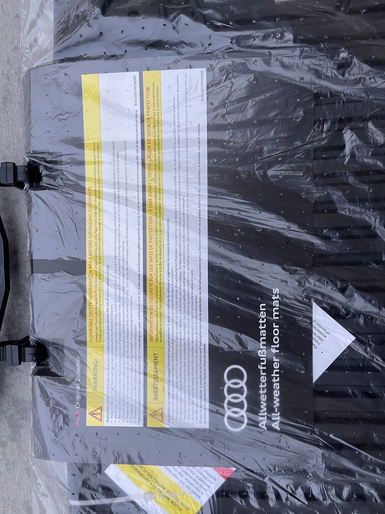 Audi S5 AllWeather Floor Mats AudiWorld Forums