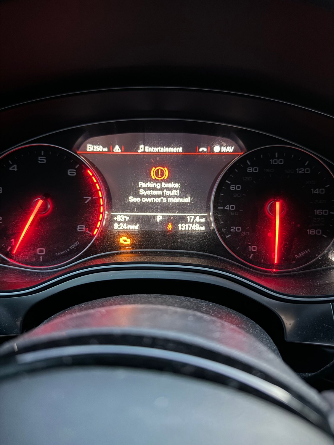 Audi A6 C7 break fault/parking break fault AudiWorld Forums