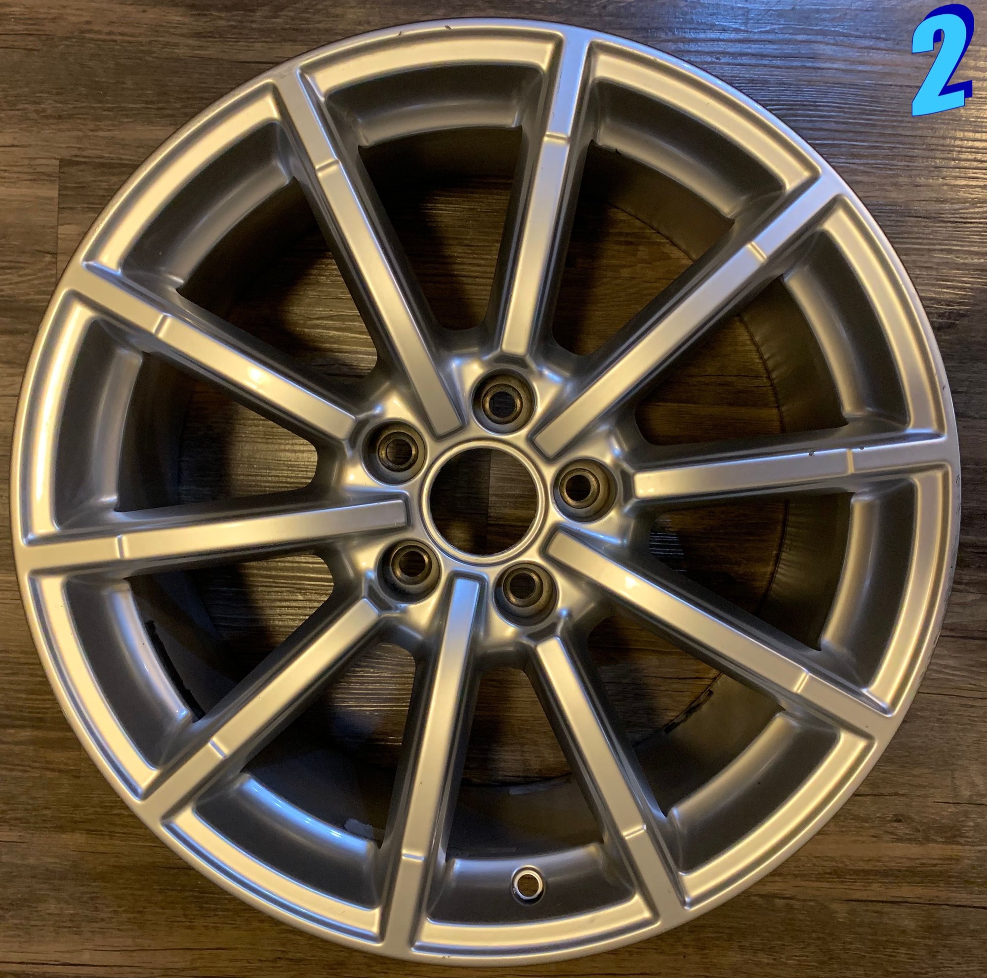 Audi A4 18" OEM Factory Original Alloy Wheel Rims Set (P/N 8K0601025BQ