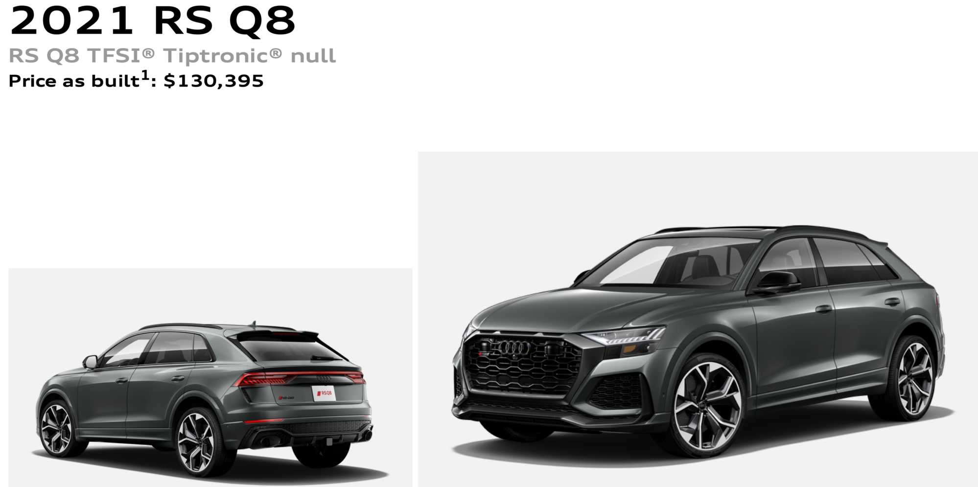 RSQ8 Order Guide and MSRP - Page 10 - AudiWorld Forums
