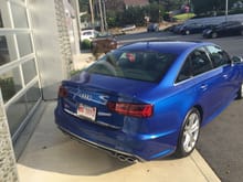 Rear spic of the 2016 S6