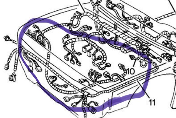 Here is the wiring harness diagram.  I need the 10 harness.