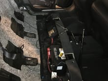 Removed back seat
