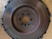 This is the current flywheel front (transmission) side showing.