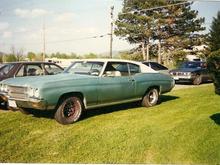 70 chevelle, granny car, 307