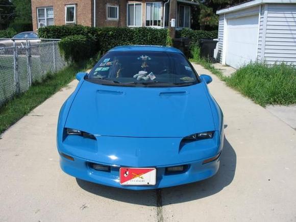 Soldierblues 1995 Camaro Cavalry Lic.  Plate