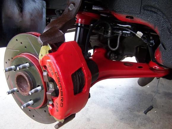 Removed, cleaned and painted suspension pieces and replaced all bushings, ball joints, shocks, tie rod ends etc.